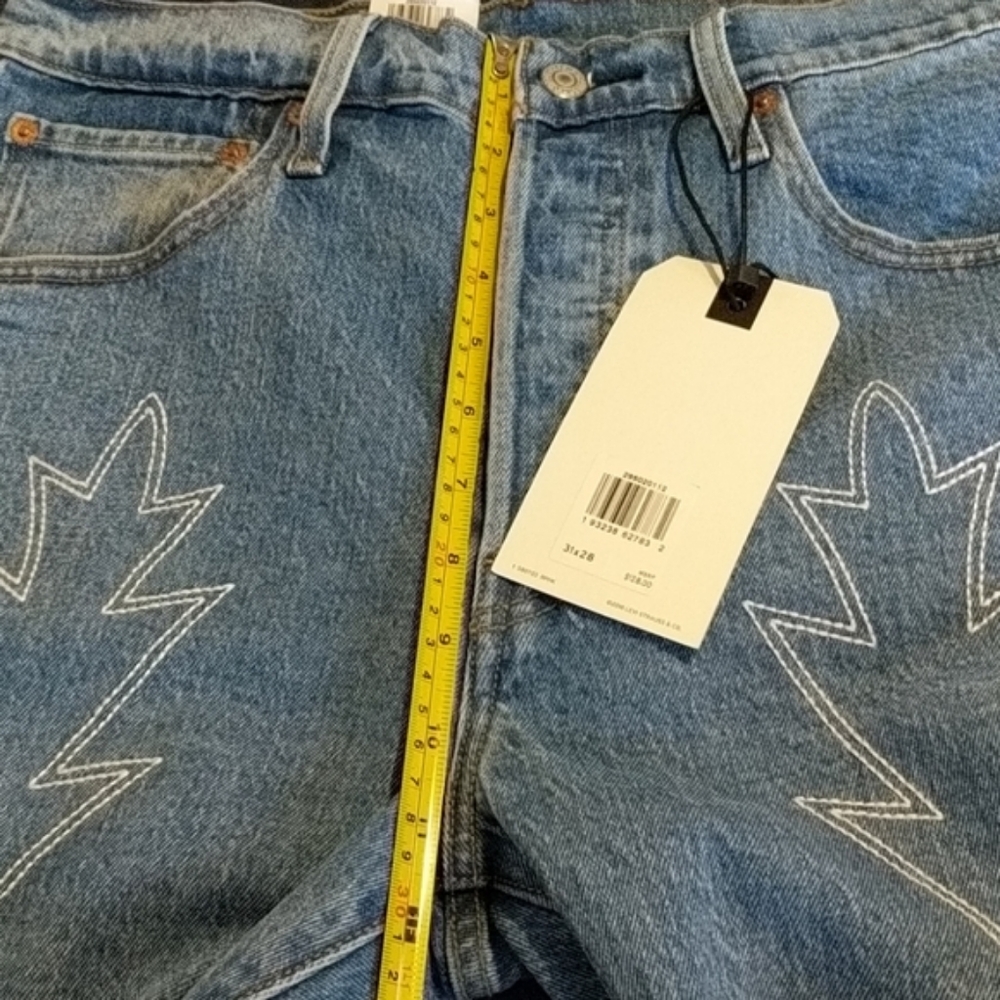 Levi's 501 S Skinny Jeans Del Norte Embroidered - Picture 5 of 7